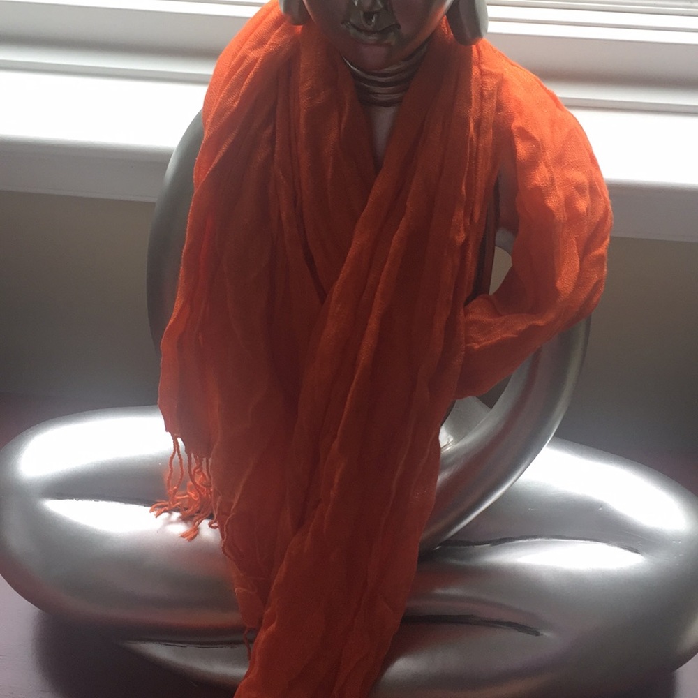 Orange scarf